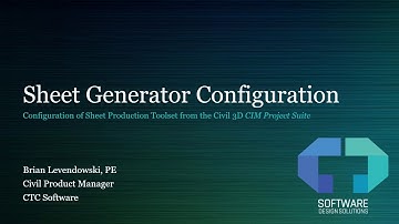 Configuring Sheet Generator from the CIM Project Suite for efficient plan production