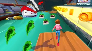 Subway Princess Runner Game 2022 : Ship & Crocodiles at River Run | Android/iOS Gameplay HD