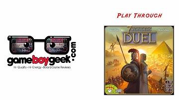 7 Wonders Duel Play Through with the Game Boy Geek