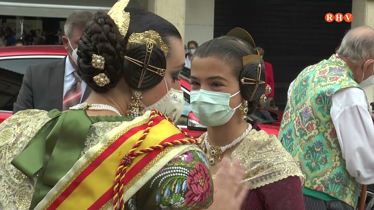 Recepció de les Falleres Majors de València i Ofrena al Mestre Serrano a Sueca