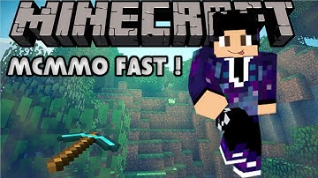 How to get McMMO mining Experience VERY FAST !! | Minecraft