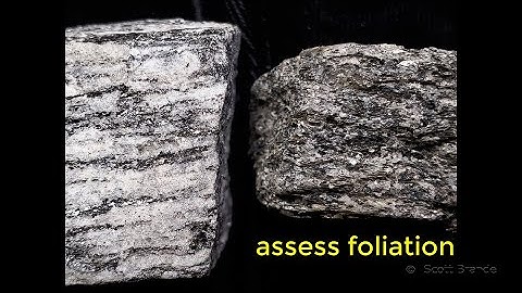 Identification Metamorphic Rock Training Video - Foliation Comparison