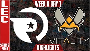 OG vs VIT Highlights | LEC Spring 2020 W8D1 | Origen vs Vitality