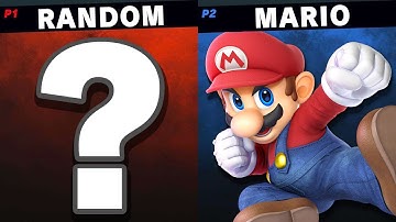 I Played Random in a Smash Bros TOURNAMENT