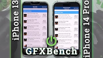iPhone 14 PRO vs iPhone 13 - GFXBench | BENCHMARK Comparison | Apple A16 vs A15 | $1400 vs $830
