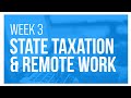 State Taxation and Remote Work