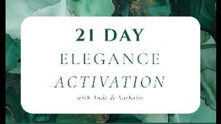 ELEGANCE ACTIVATION Masterclass