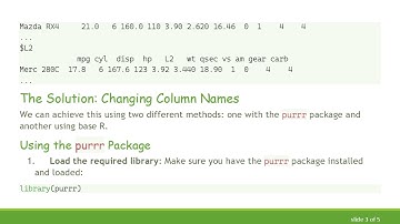 How to Easily Change Column Names in R Lists Based on Their Names