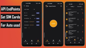 Automation of requests from API and Change API endpoints and select  SIM for automation. USSD Codes.