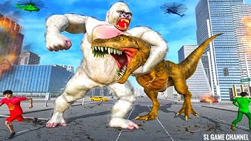 Extreme City Dinosaur Smasher 3D City Riots Android Gameplay #2
