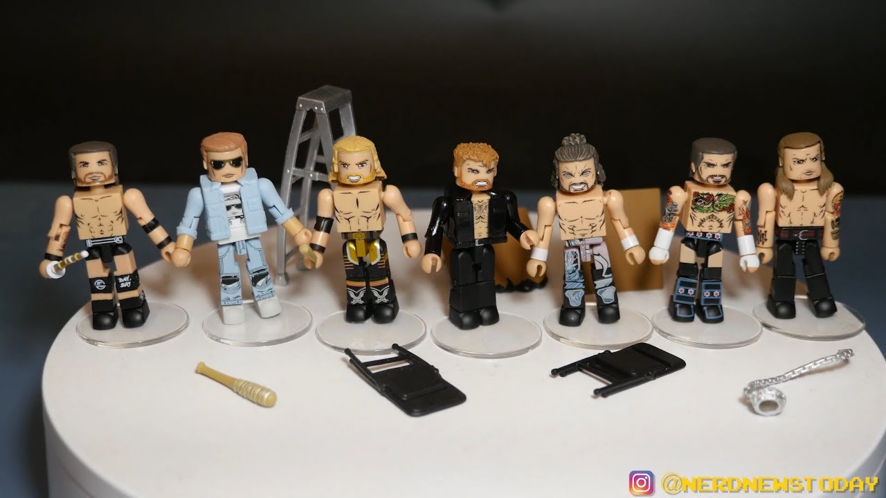 AEW Minimates Deluxe Wrestling Ring Playset