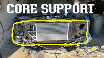 Installing Radiator core support 88-98 C1500
