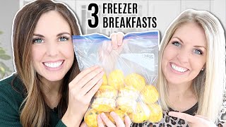 3 Quick And Easy Breakfast Freezer Meals