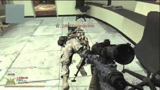 Modern Warfare 2 - EPIC SNIPER FAIL (Intervention)