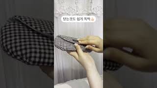 리투아니아는 자체적으로 세계적으로 유명 한 고급 린넨 원단 생산국이예요. 프리미엄 린넨으로 만든 핸드메이드 [렌느] 도트 &amp; 체크 #안경집 #선글라스 #선글라스케이스 #안경케이스