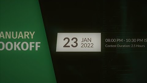 Hungry Ashish(January Cook-Off 2022 Division 3)