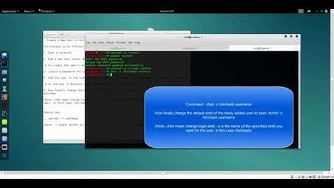Create new User in Kali Linux 2 0 How to