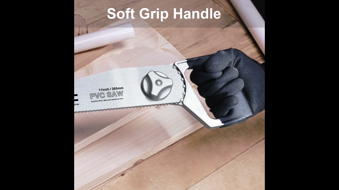 11-Inch PVC/ABS Pipe Saw General Purpose Hand saw, Adjustable Angle