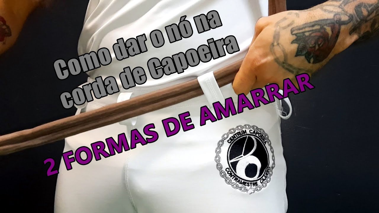 How to tie Corda de Capoeira / Como dar o nó na Corda de Capoeira YouTube