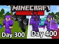 I Survived 400 Days in Hardcore Minecraft.. And This Happened