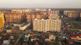Посёлок Октябрьский - Обзор с воздуха (23.04.2022)
