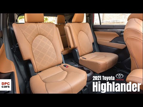 2021 Toyota Highlander Platinum Harvest Beige And Glazed Caramel Interior
