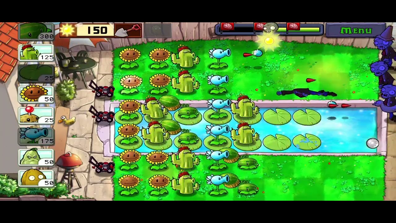 Plants vs Zombies | POOL 3 - YouTube