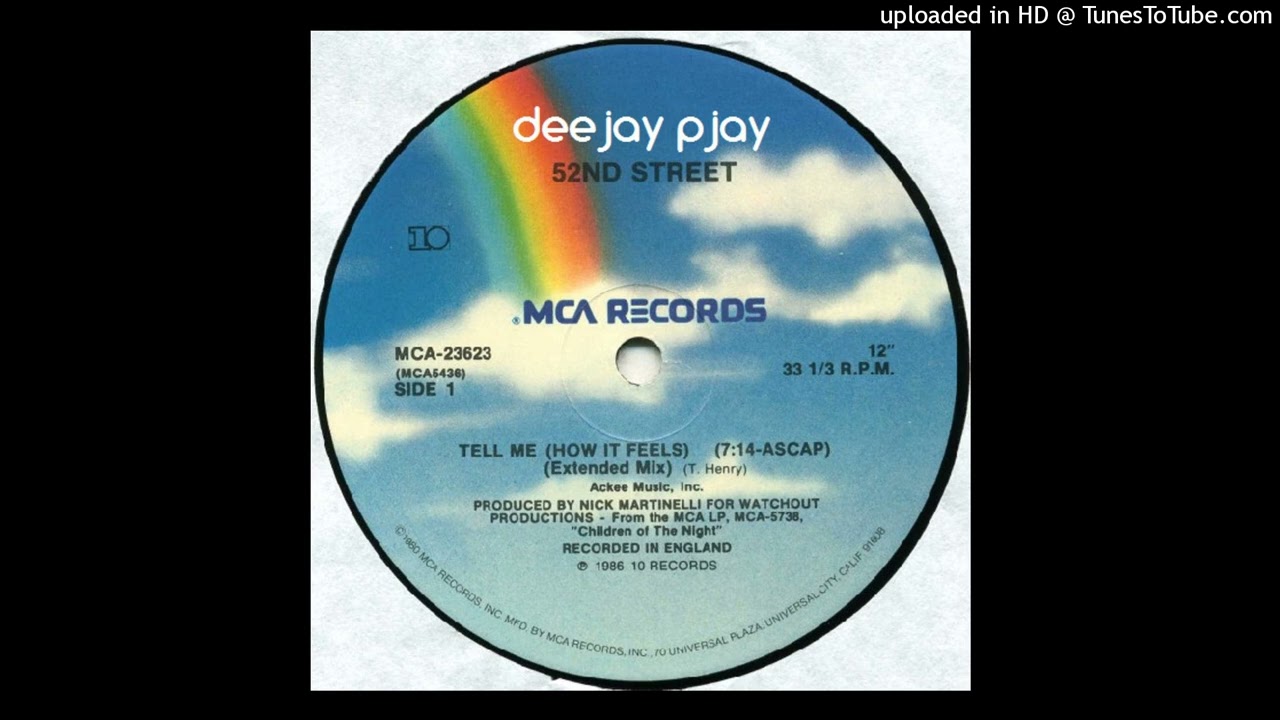 52nd Street - Tell Me How It Feels (Extended Mix) - YouTube
