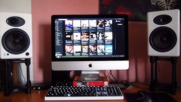 Audioengine A5+ & D1 dac on isoAcoustics L8R155