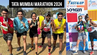 TATA MUMBAI MARATHON 2024 | Biggest Marathon Asia | Complete Enjoyment in 30 min Vlog