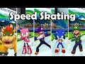 Mario Sonic At The Olympic Winter Games DS Speed Skating All Characters Mario Sonic At The Olympic Winter Games DS Speed Skating All Characters