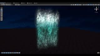 Stylized waterfall built entirely in Unity VFX Graph screenshot 1