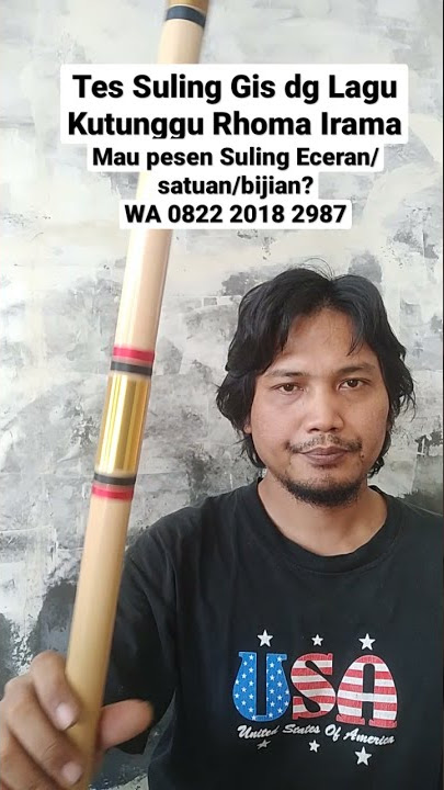 Tes Suling Cover Nada G# dengan Lagu Kutunggu Rhoma Irama