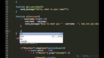 jQuery and AJAX Tutorials 17   Chatbot Reactions