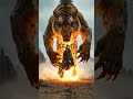 Ancient beasts fused with war machines – a clash of primal power and modern warfare #shorts #foryou