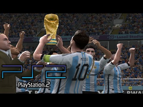 PS2 | GAMEPLAY FINAL del MUNDO en LUSAIL PES 2023 Play Station2  ! !