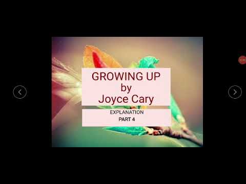 growing up by joyce cary essay