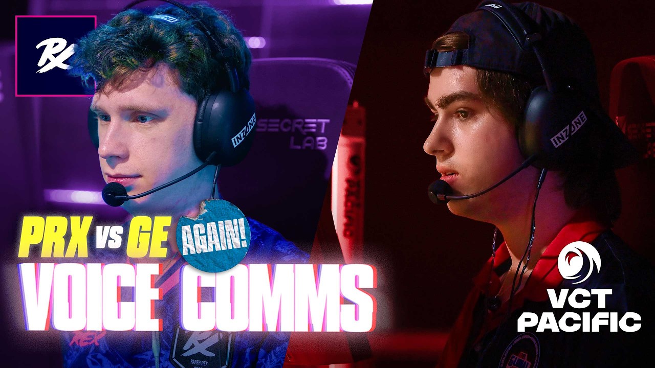 VCT Pacific Stage 1: Paper Rex vs Global Esports (again) | Voice Comms