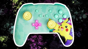 Pikachu Paint PowerA Nintendo Switch Controller Unboxing - ASMR