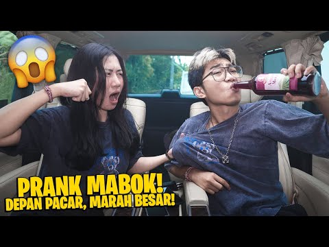 PARAH! PRANK MAB0K DEPAN PACAR AUTO MARAH BESAR!!! BOTOL SAMPAI PECAH!!!