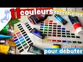 11 couleurs  indispensables pour dbuter la peinture acrylique