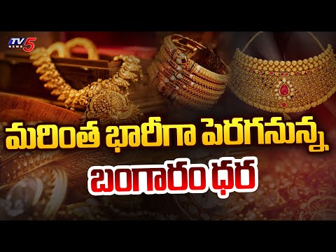 దూసుకెళ్తున్న బంగారం ధర Gold Rate to Hit Record High | Gold Price Forecast | TV5 News - TV5NEWS