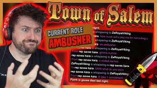 The AMBUSHER is the most difficult Mafia role | Town of Salem w/ Friends