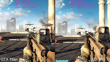 Battlefield 4 GTX 980 TI Vs GTX Titan X Frame Rate Comparison