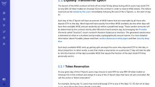 Wise Token Crypto Tutorial for Beginners - What is the Liquidity Transformer Epoch? FAQ 2