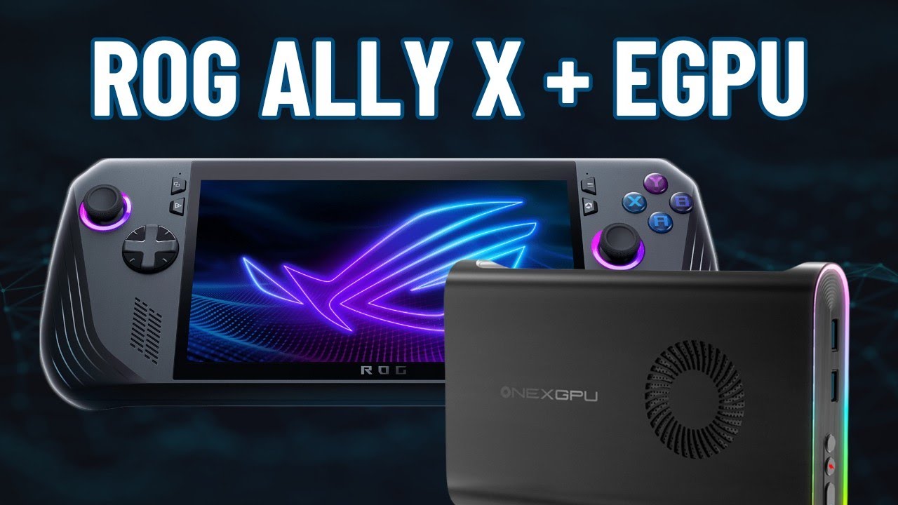 ASUS ROG Ally X mit einer eGPU (AMD Radeon 7600XT) - ganz neue ...