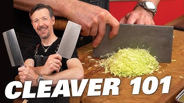 How to Use a Chinese Cleaver - Knife Skills