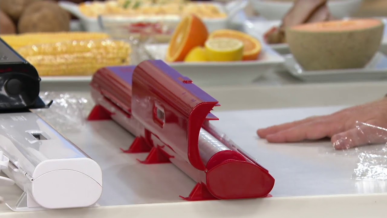 Kuhn Rikon Set of 2 Plastic Wrap and Foil Dispensers on QVC YouTube