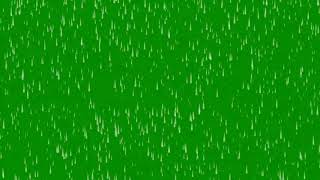 Green screen Rain effect 1