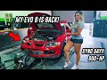 MY EVO 8 MAKES 8**+ HP ON THE DYNO